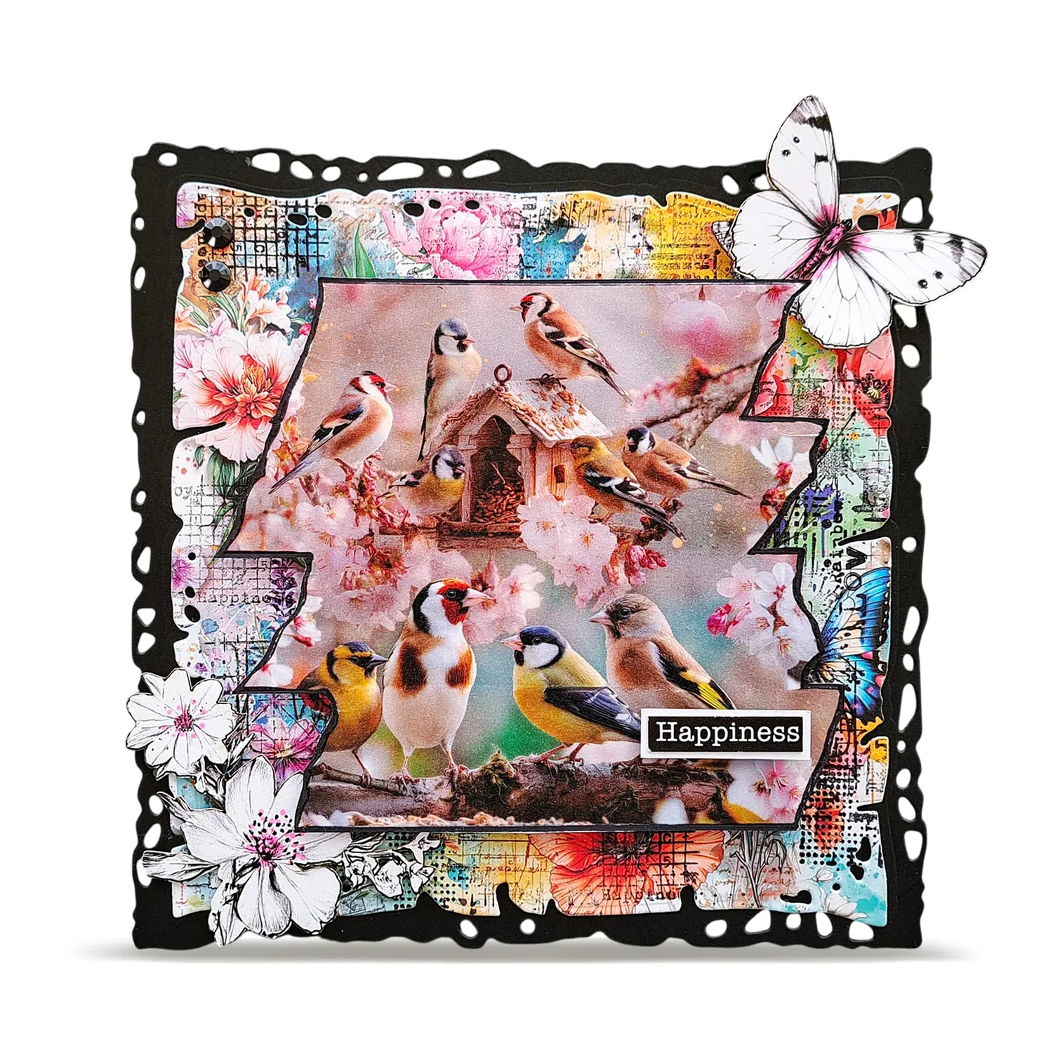 AALL and Create MT-154 Washi Tape 25mm Bird Feast Layer-It-Up