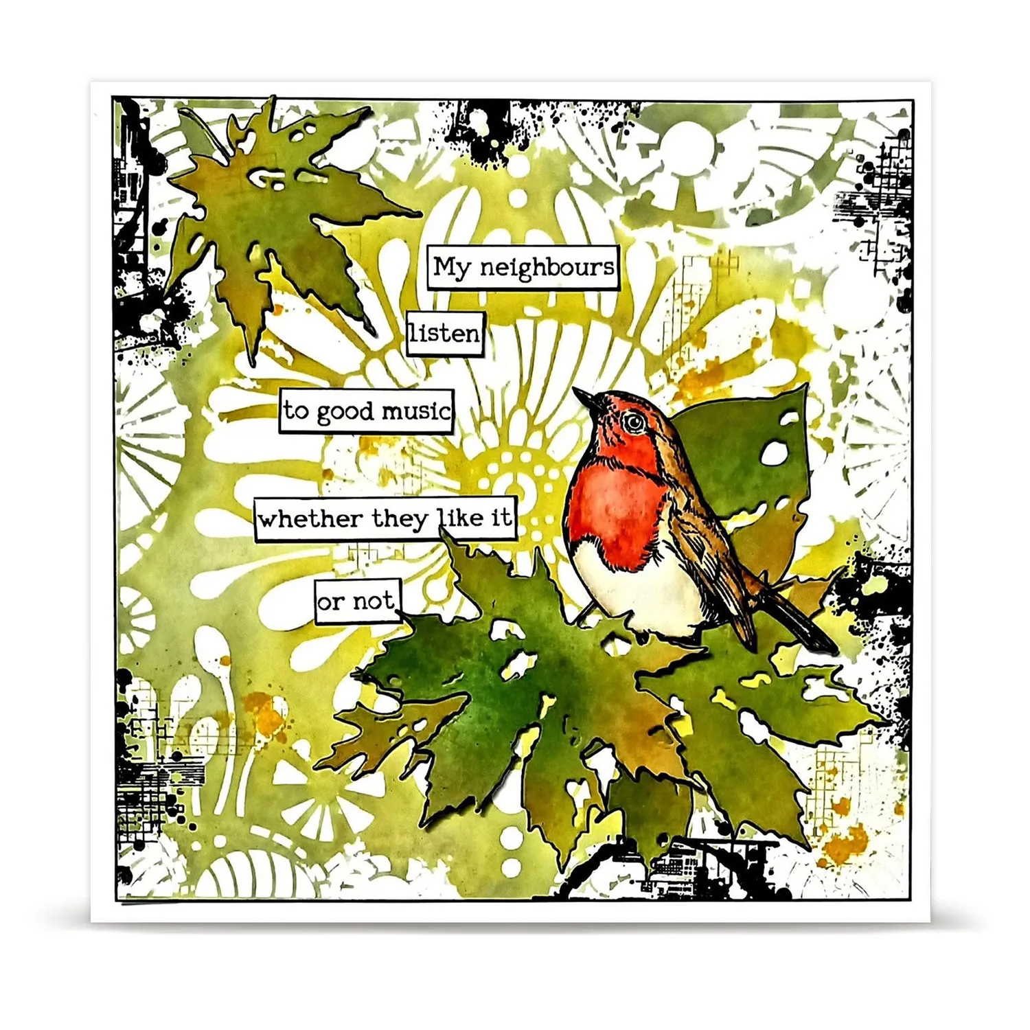 AALL and Create PC-276 Coquelicot Nouveau Schablone 15x15cm floral