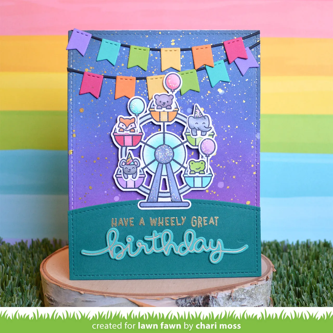 Lawn Fawn Fishtail Banner Borders LF3099 Stanzen