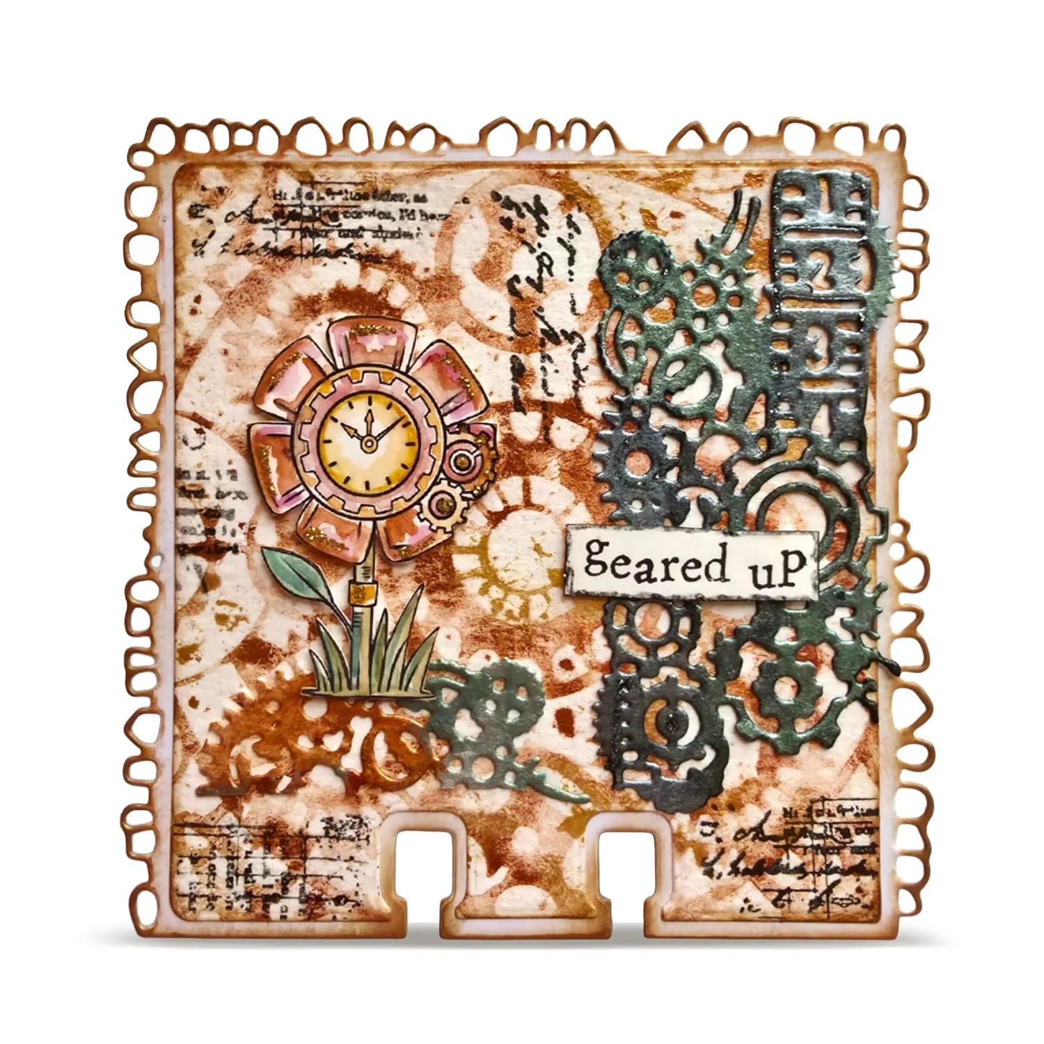 AALL and Create PC-275 Rosace Cathédrale Schablone 15x15 cm