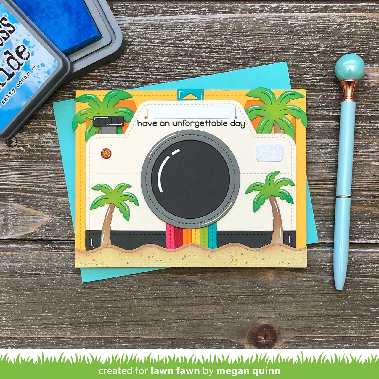 Lawn Fawn Magic Iris Camera Pull-Tab Stanzen Add-On
