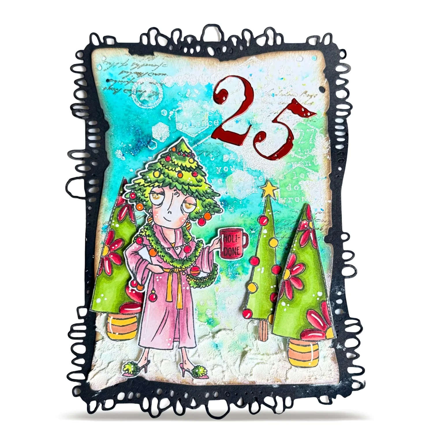AALL and Create TP-1386 Holi-Done Dee Stempelset A7 5-teilig Weihnachten