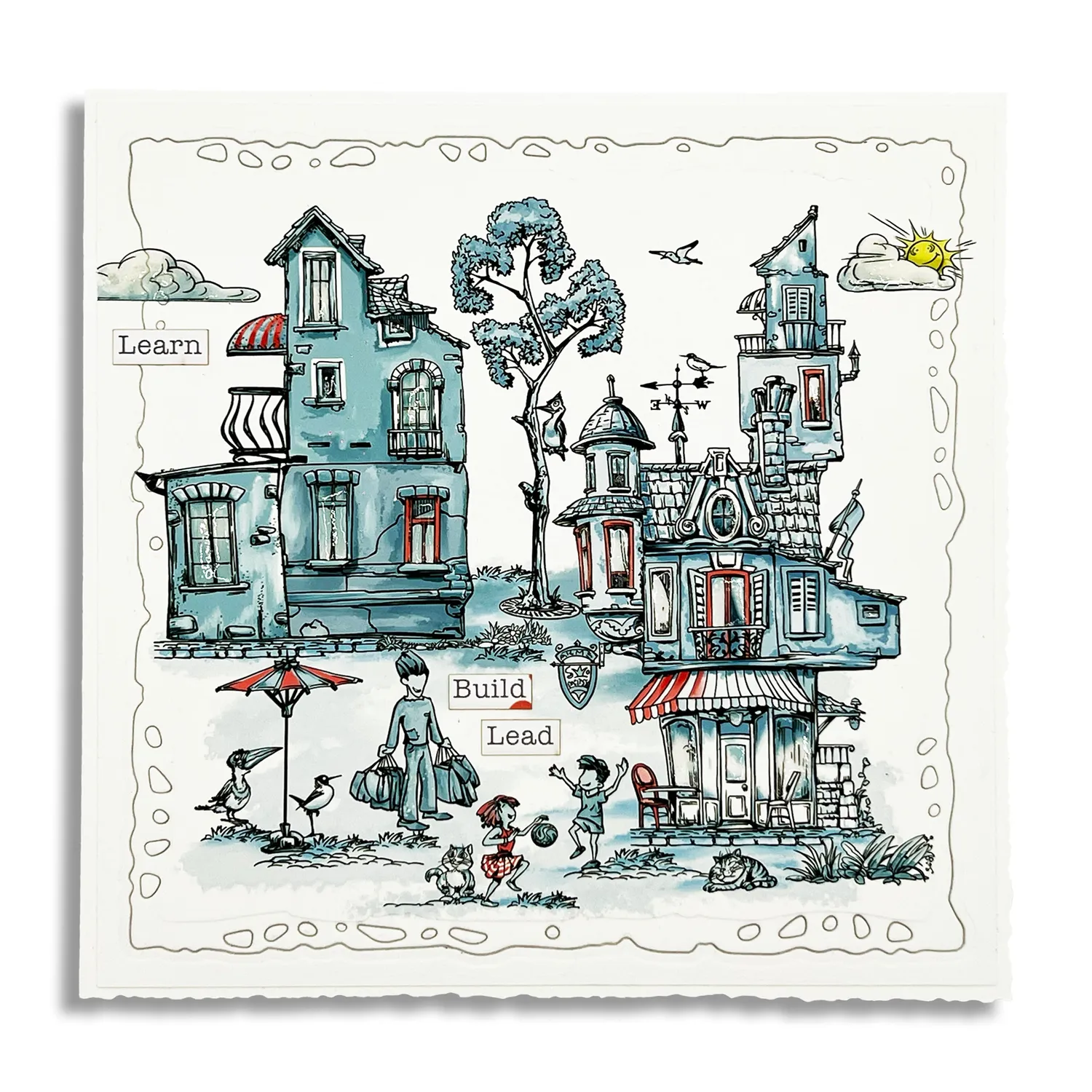 AALL and Create TP-1231 Sundae Socials Stempel A5 27-teilig