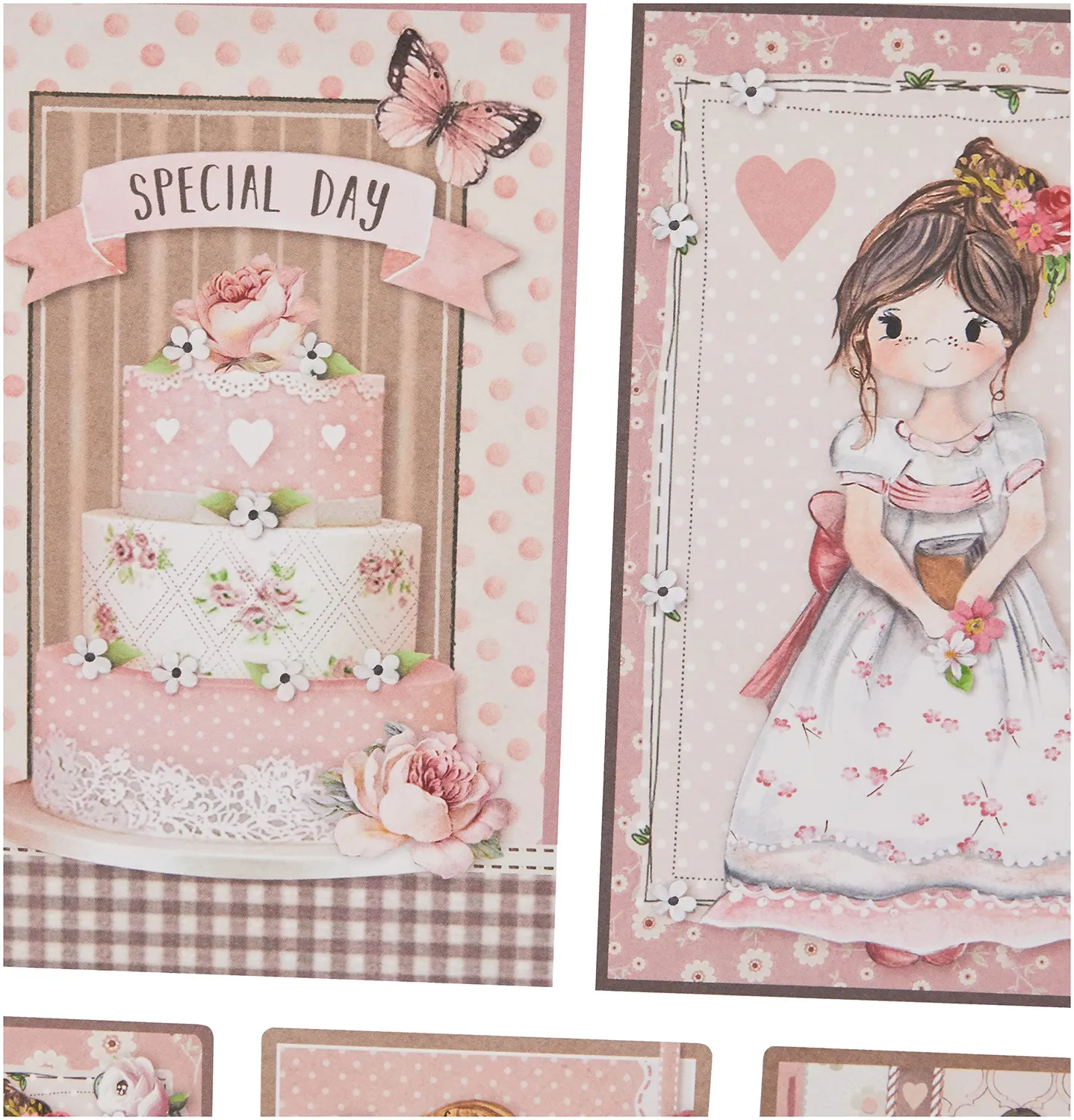 Stamperia Little Girl Papierblock 30,5x30,5 10 Blätter