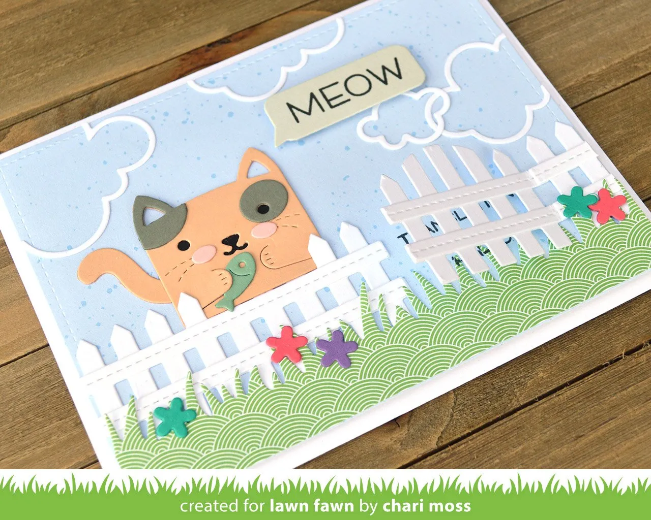 Lawn Fawn Tiny Gift Box Cat Stanzschablonen Katze