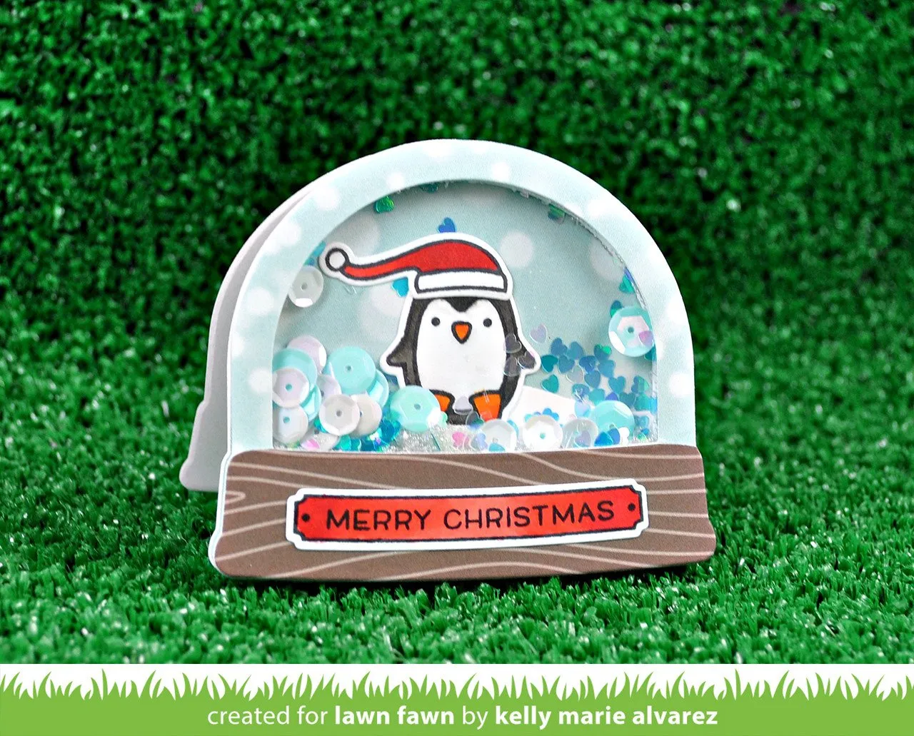 Lawn Fawn Ready Set Snow Shaker Add-On Stanzen