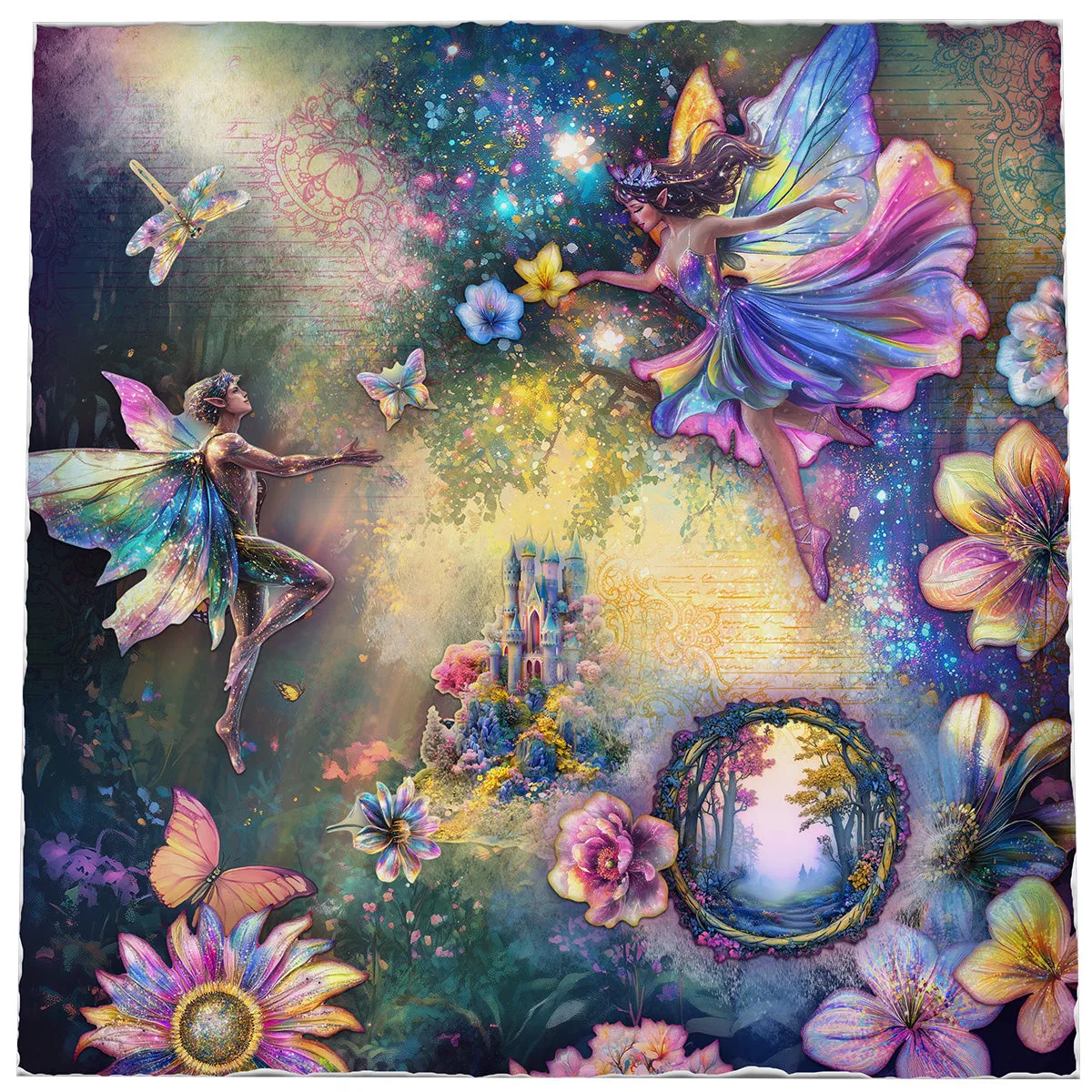 StudioLight Essentials Enchanted Papierelemente 34-teilig