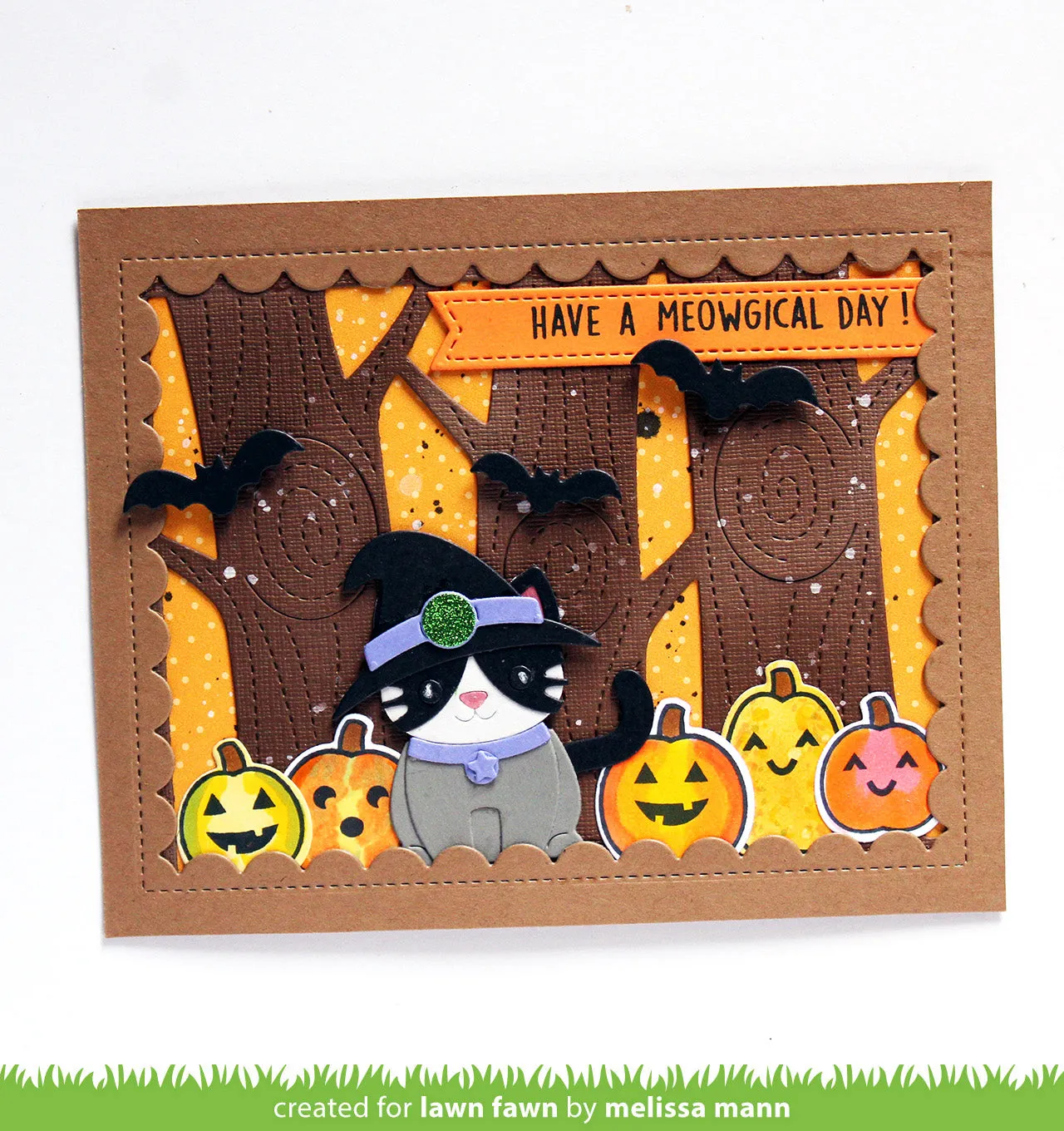 Lawn Fawn Henry's Build-a-Sentiment Cat LF4203 Stempelset