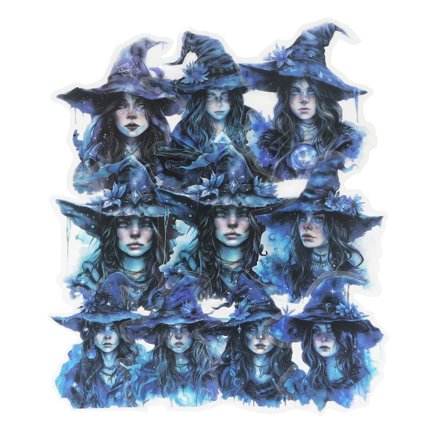 Ieebee Forest Spell Sticker PET 20 Stück Rose Witch
