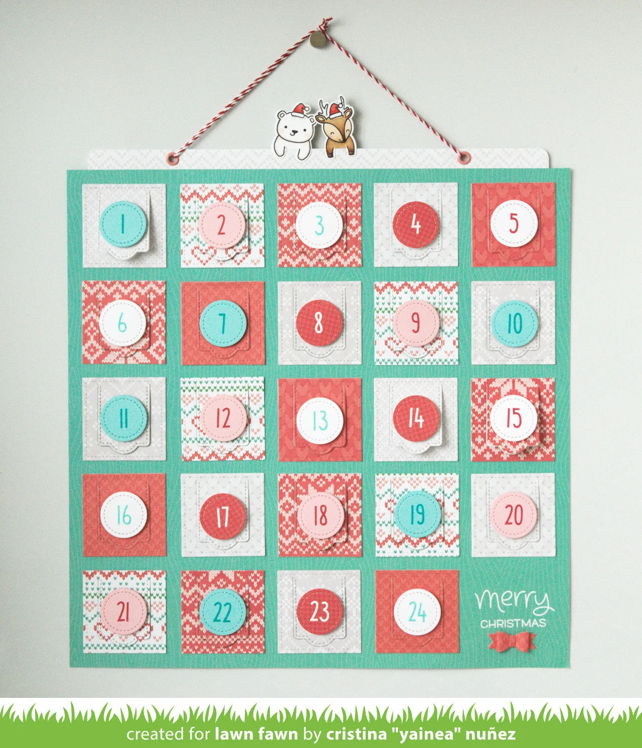 Lawn Fawn Celebration Countdown Stempelset Zahlen 0-25