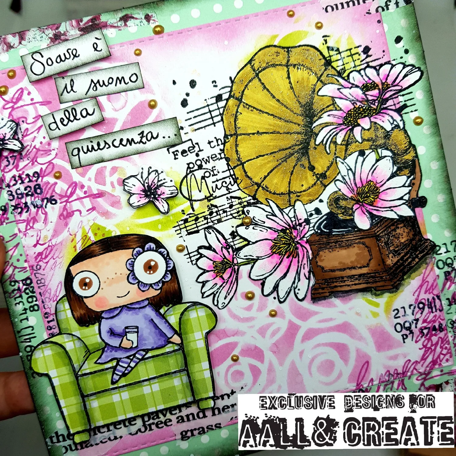 AALL and Create TP-683 All That Jazz Stempel A5 Photopolymer