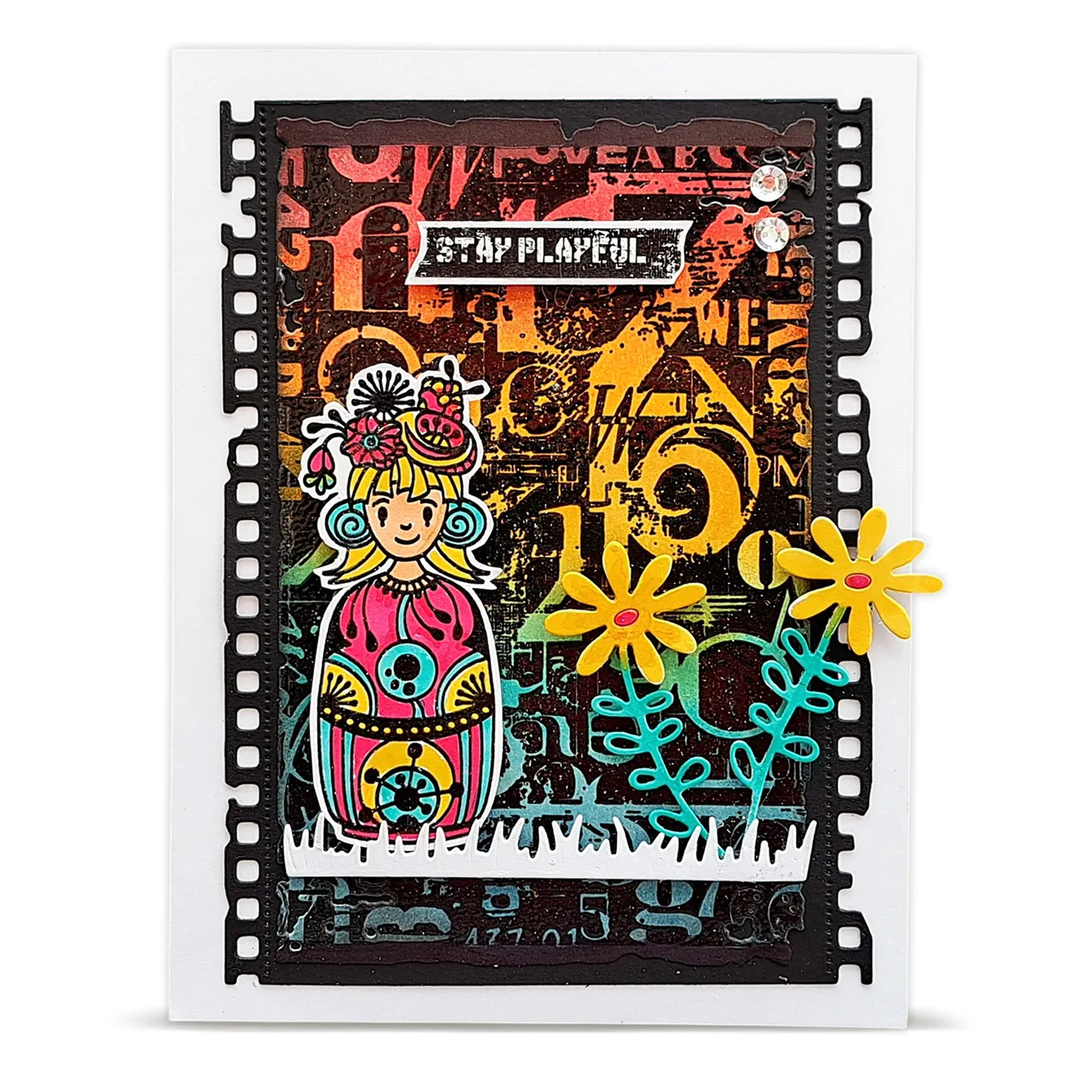 AALL and Create TP-1331 Letter Party Stempelset A6 klar