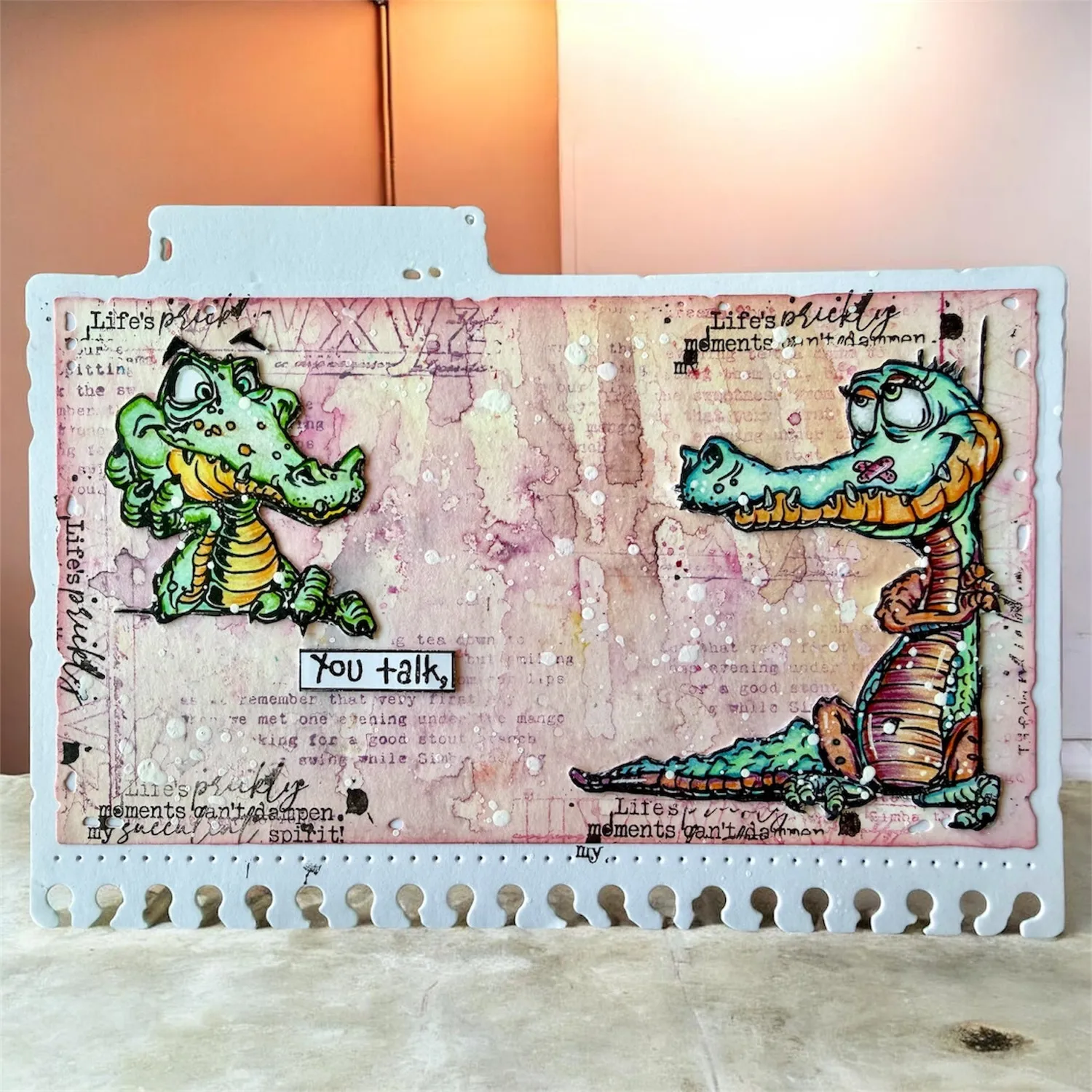 AALL and Create DI-107 Spilled Feelings Stanzschablonen 6-tlg