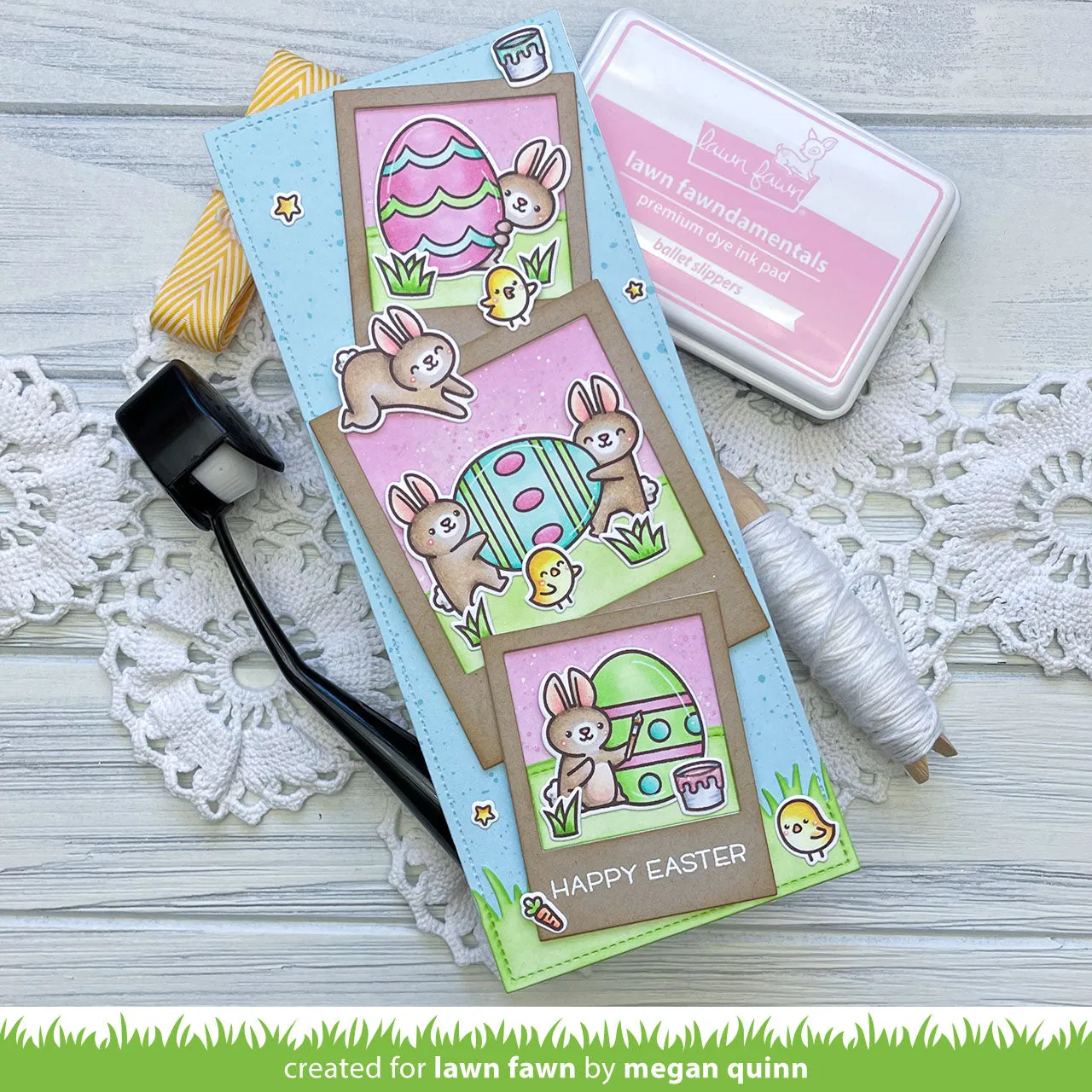 Lawn Fawn Eggstraordinary Easter Stempelset Hasen