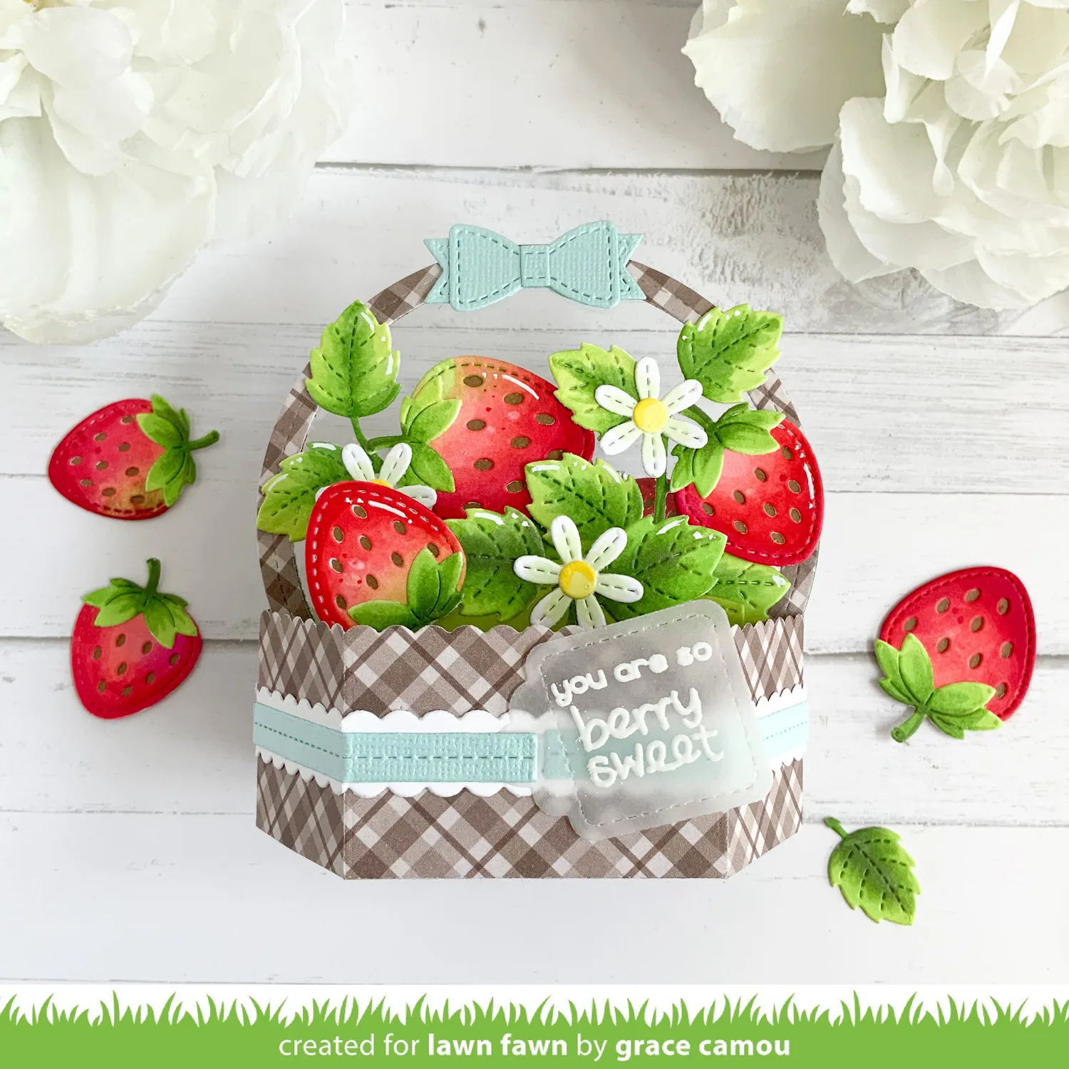 Lawn Fawn Strawberry Patch Stanzschablonen LF2810