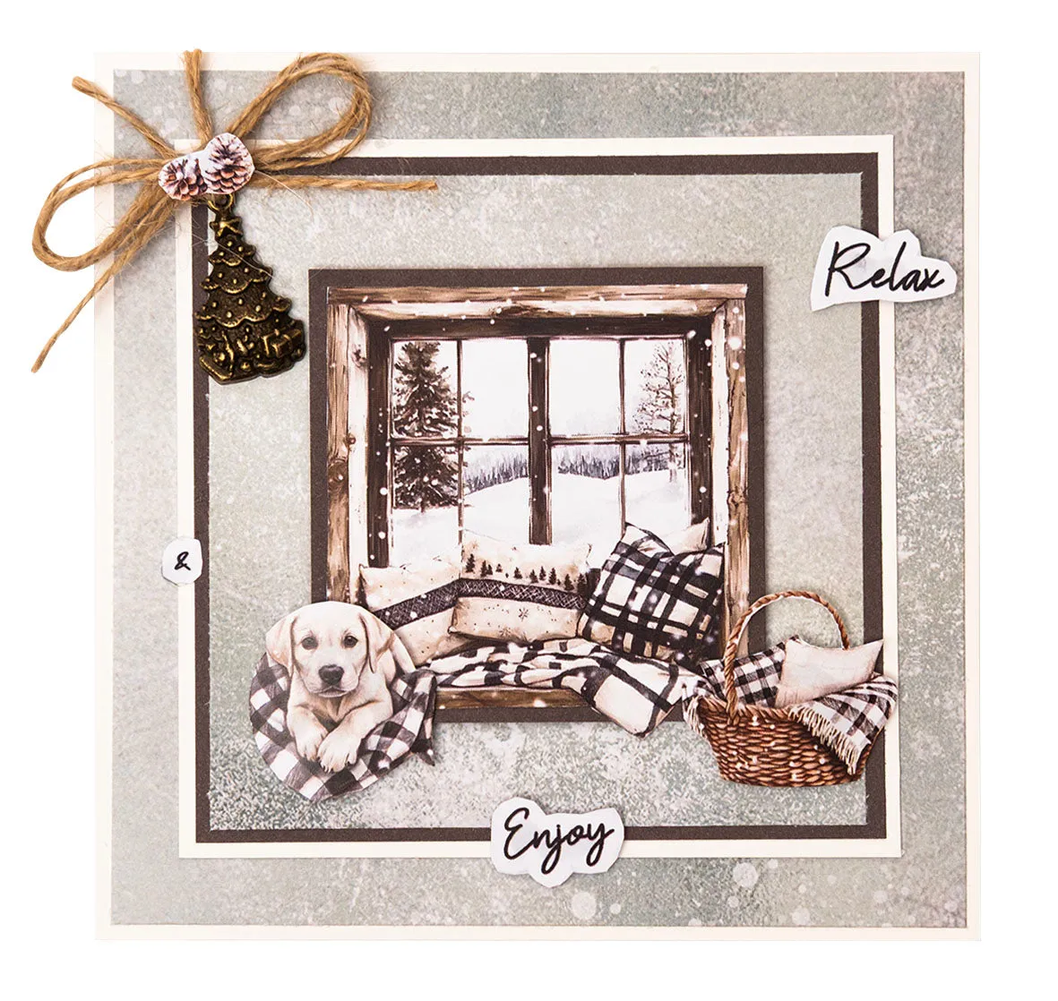StudioLight Essentials Snowy Winter Days Die-Cut Block 28-tlg