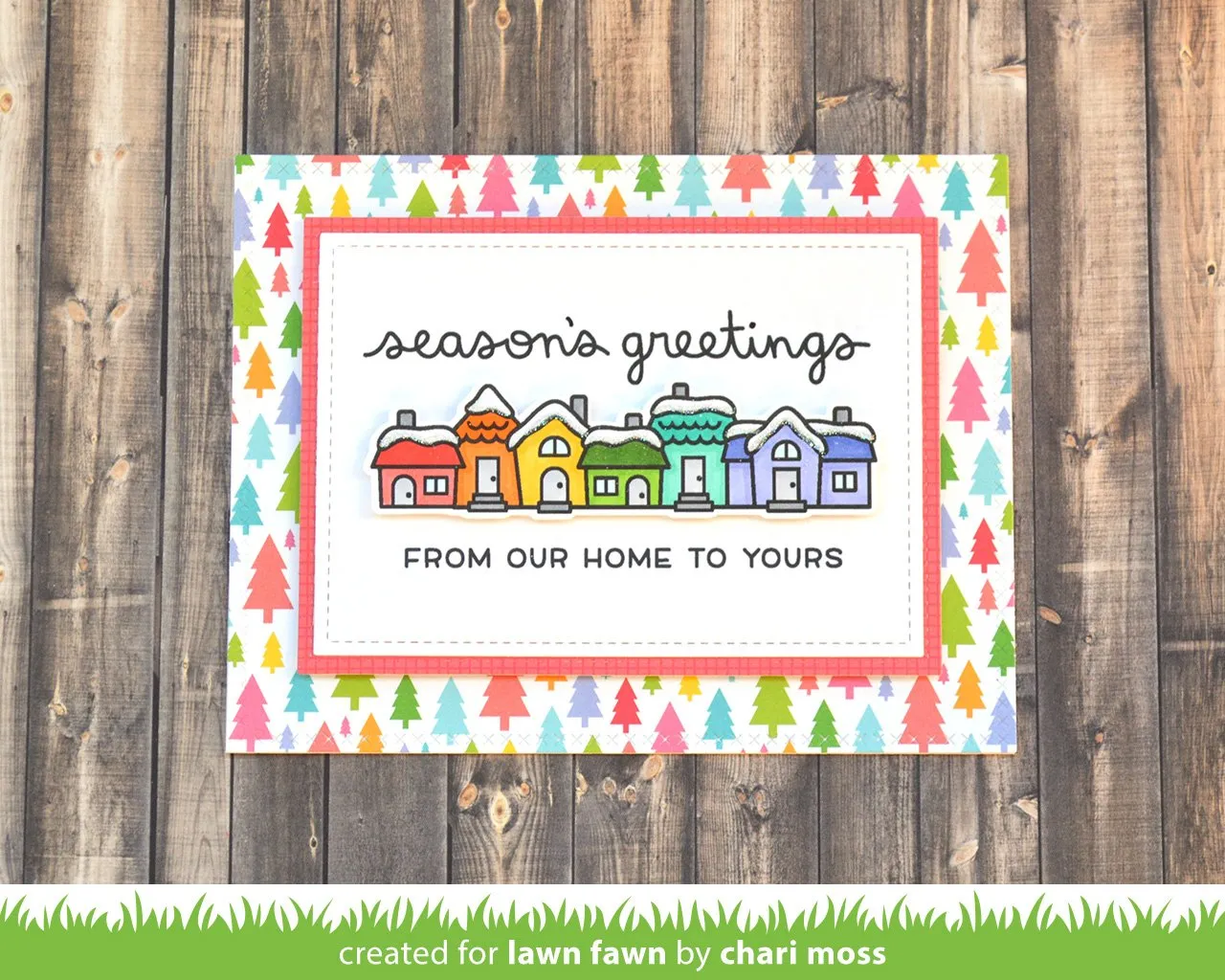 Lawn Fawn Winter Scripty Sentiments Stempelset Schriftzüge