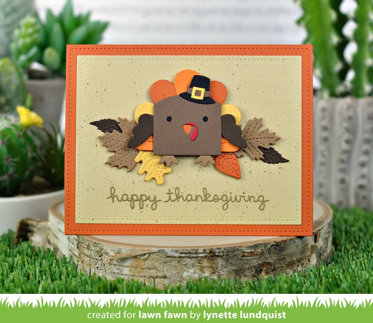 Lawn Fawn Tiny Gift Box Peacock Turkey Stanzen