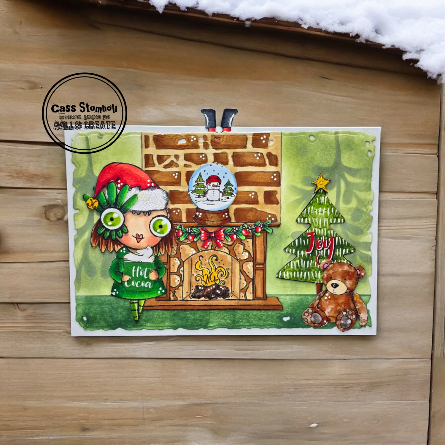 AALL and Create Cozy Winter Tales Ephemera Set Weihnachten