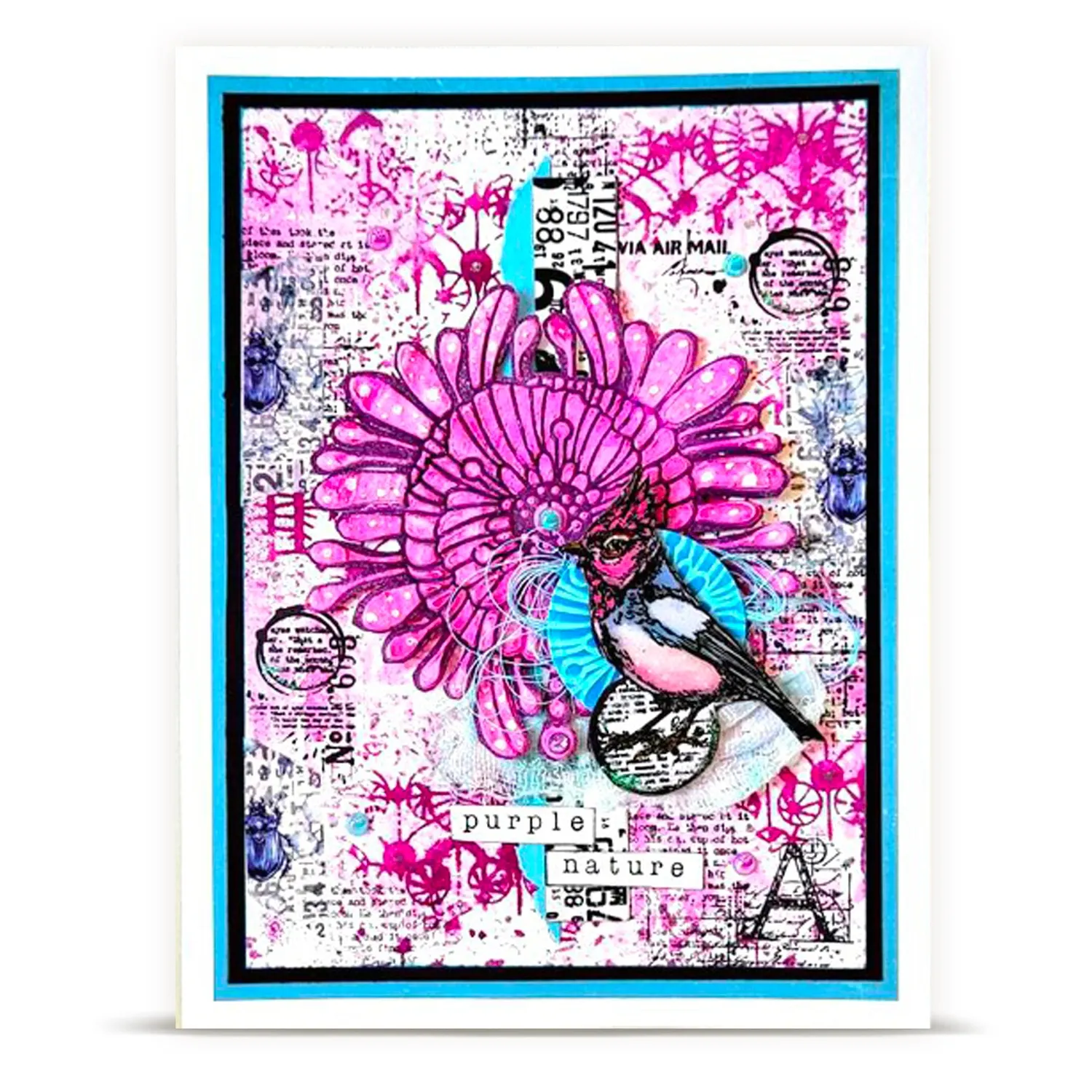 AALL and Create PC-276 Coquelicot Nouveau Schablone 15x15cm floral