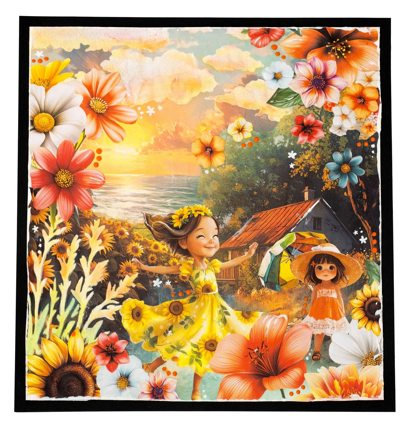 StudioLight Essentials Summer Beauty Collage Paper 24 Blatt