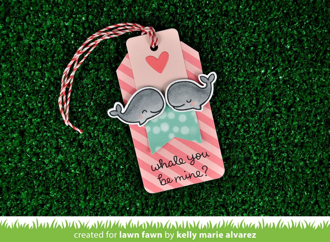 Lawn Fawn Whale You Be Mine Stempelset Mini Wal