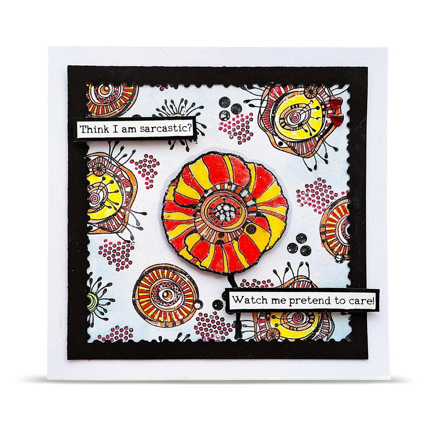 AALL and Create TP-1478 A6 Stempel Graphic Coquelicots 9-teilig