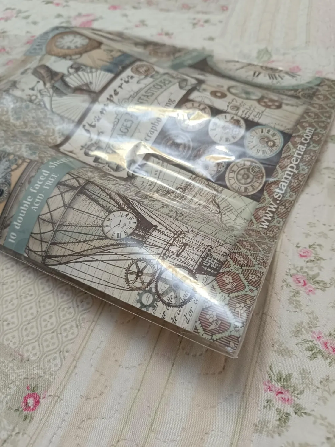 Stamperia Voyages Fantastiques SBBL53 Scrapbookpapier 30,5cm