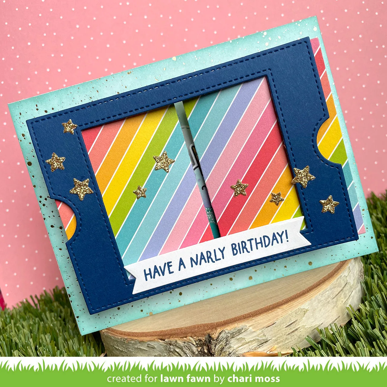 Lawn Fawn You're So Narly Stempelset Narwal LF3297
