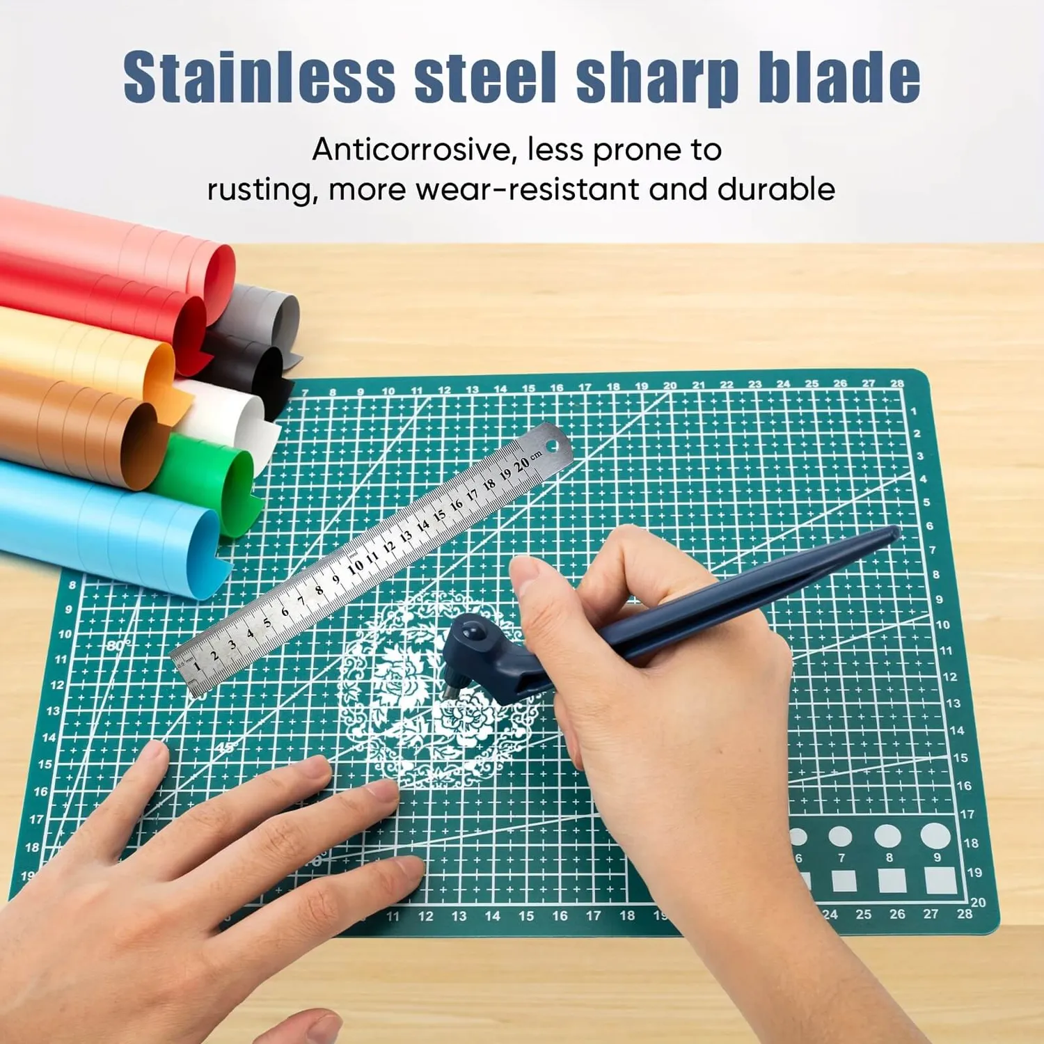 Ieebee Craft Paper Cutting Knife Bastelmesser Schwarz