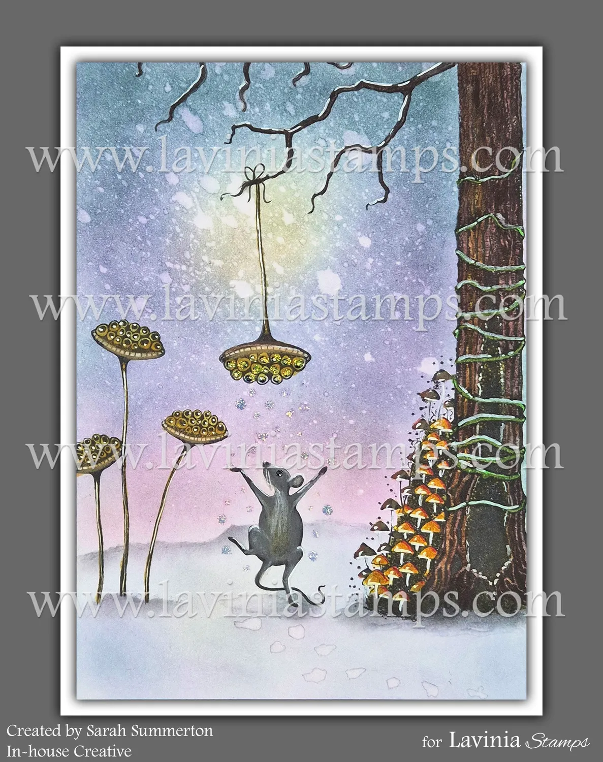 Lavinia-Stamps Starcap Mushrooms Stempel Pilzmotiv