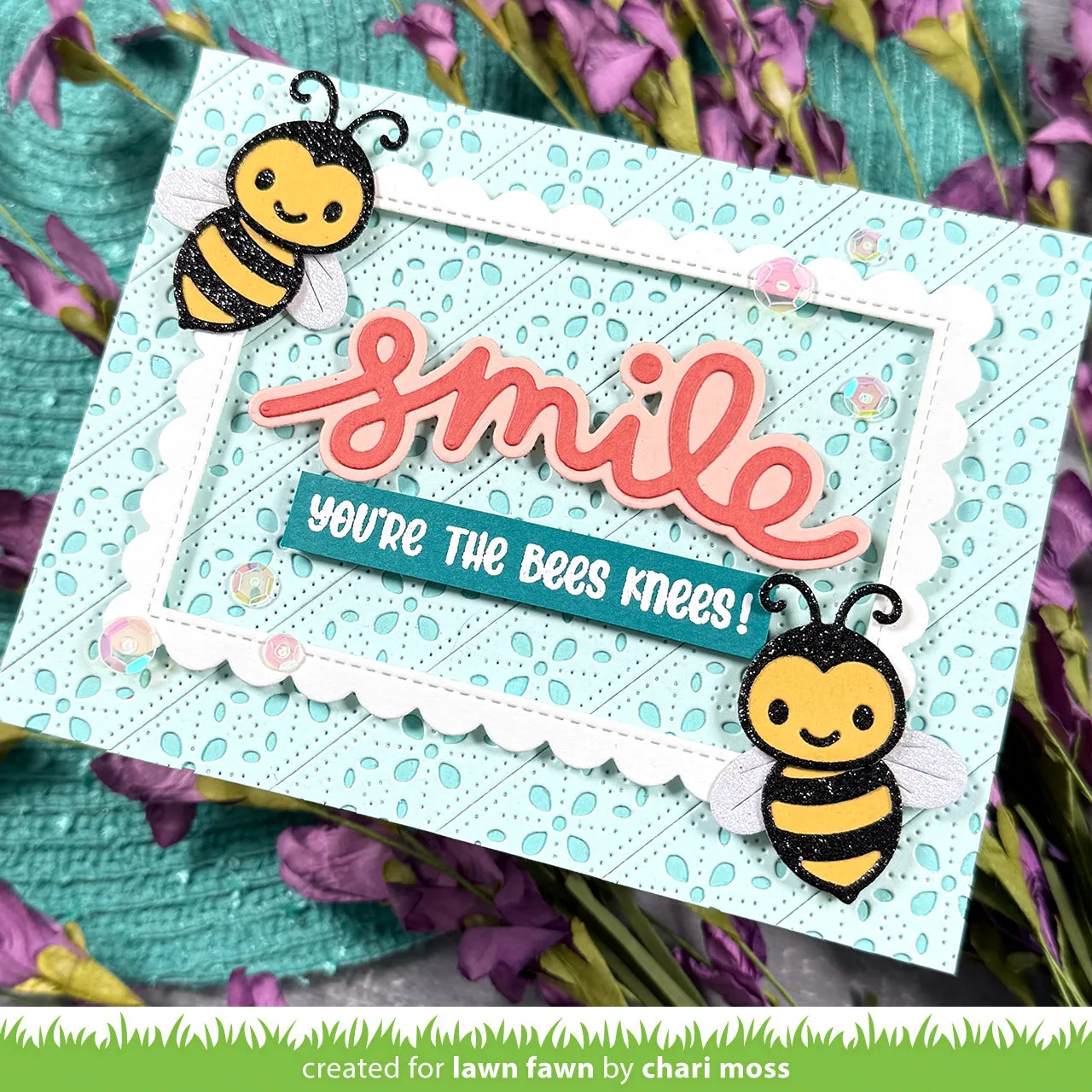 Lawn Fawn Scripty Smile Outline Stanzschablone 1-tlg