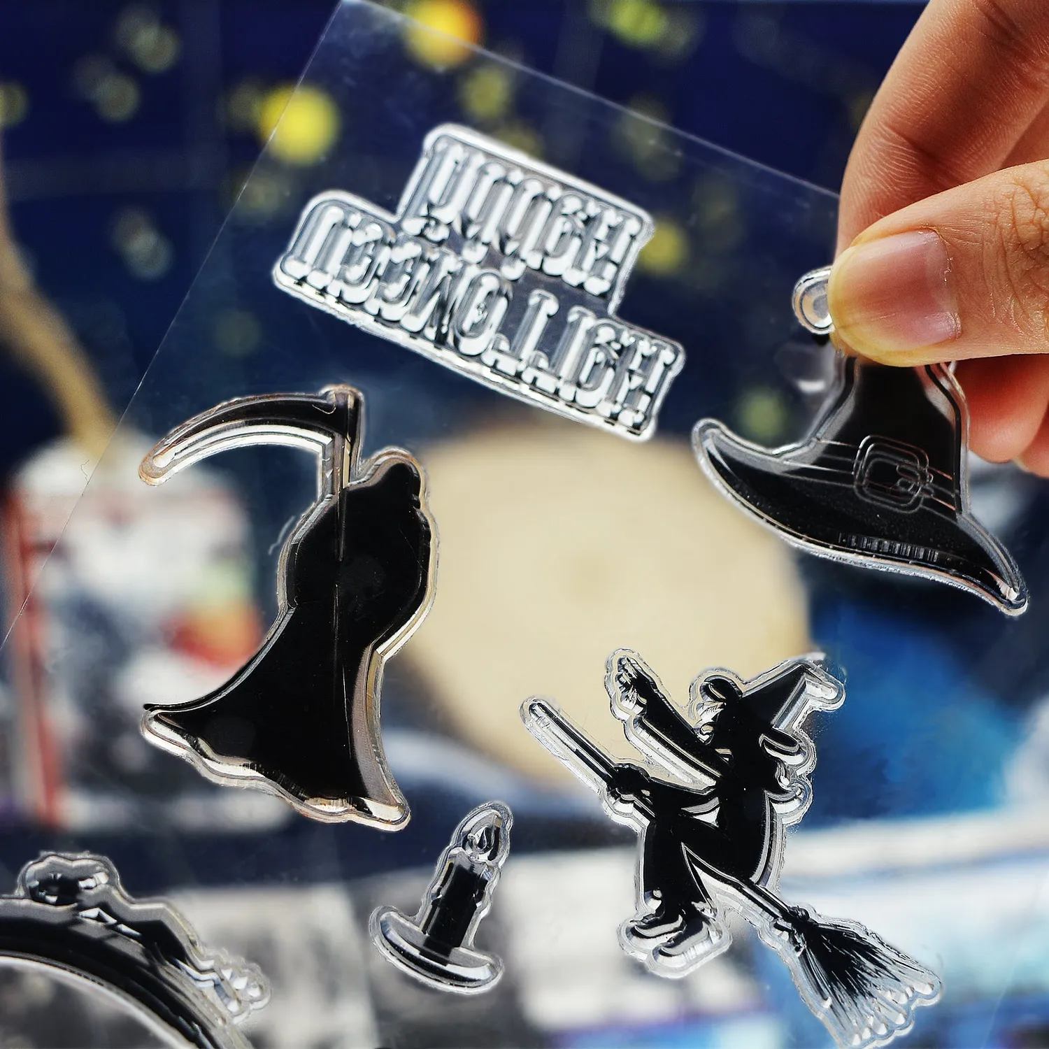 Ieebee Magic Witch Stempel Silikon transparent