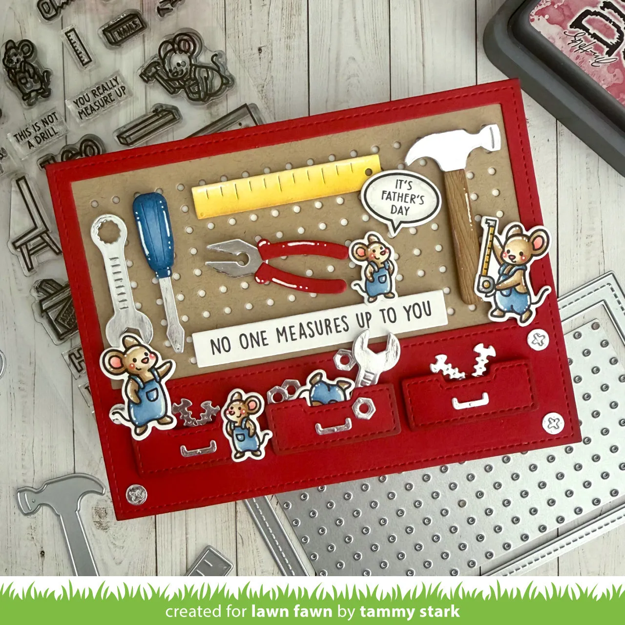 Lawn Fawn Mice Tools Add-On Stempelset Werkzeug-Maus