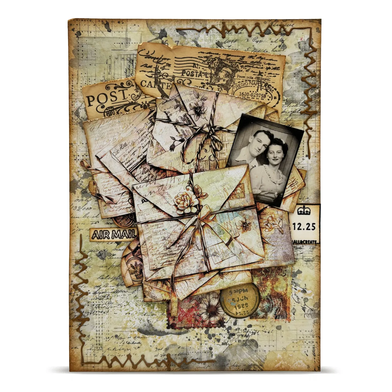 AALL and Create Postcard Sky Stempel Bundle A6 3-teilig