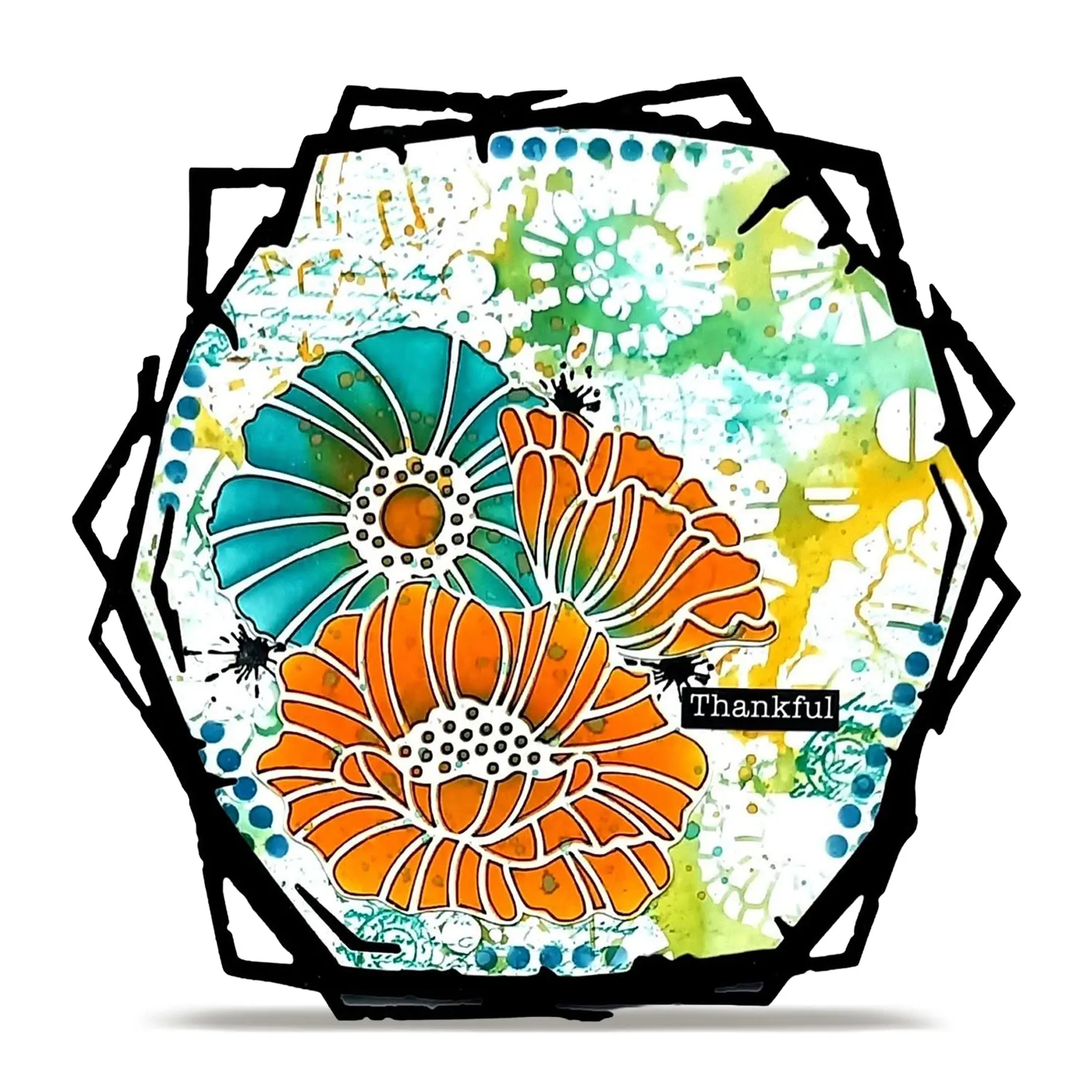AALL and Create PC-277 Coquelicots Jolis Schablone 15x15