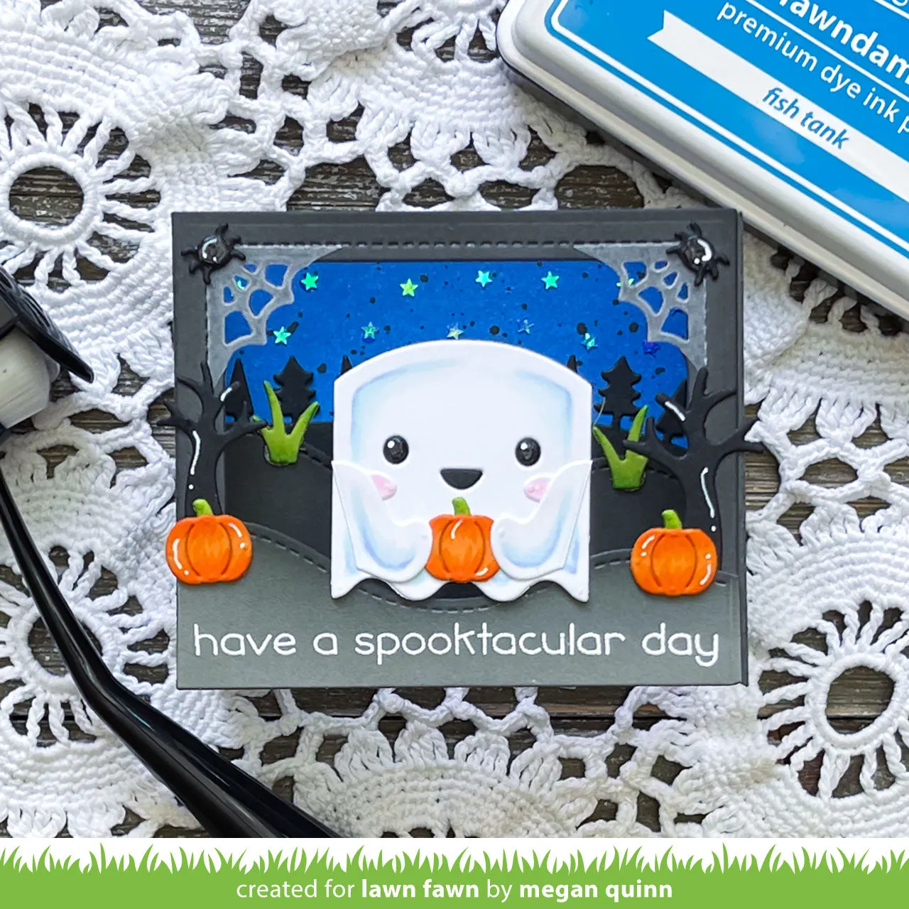 Lawn Fawn Tiny Gift Box Ghost Add-On Stanzen 10-teilig