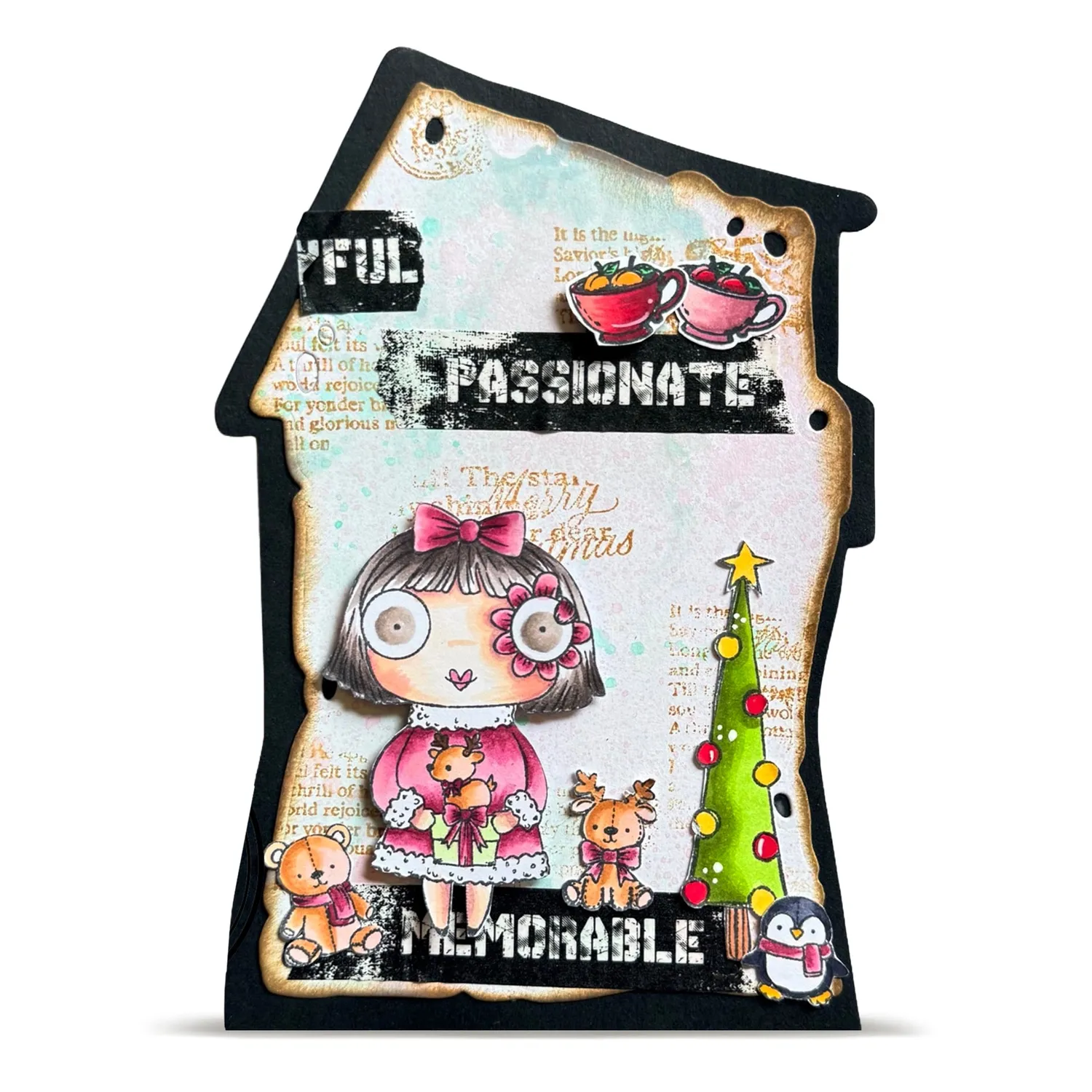 AALL and Create TP-1392 Stempelset A7 North Pole Toy Company Weihnachten