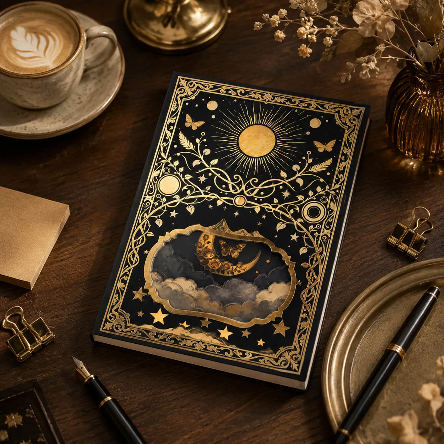 Ieebee Mystic Astro Enchantment Journal schwarz