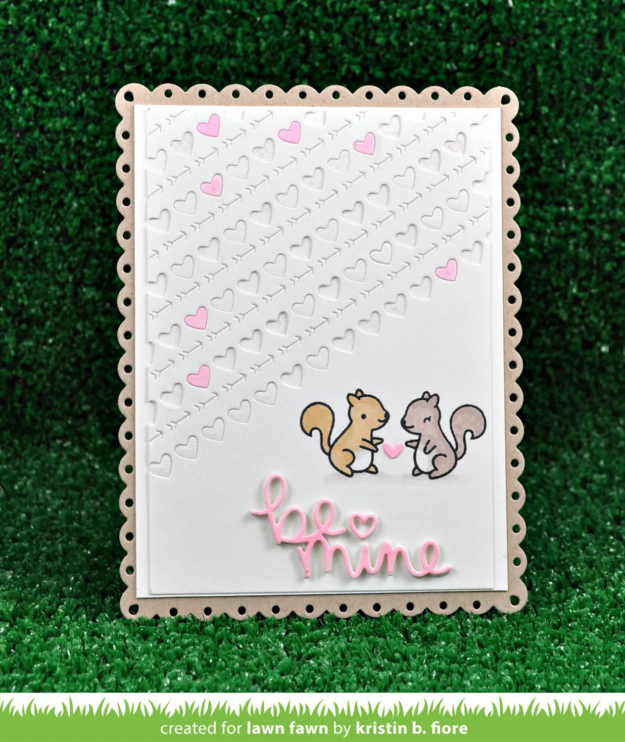 Lawn Fawn Lawn Cuts Valentine Borders Stanzen 15 cm