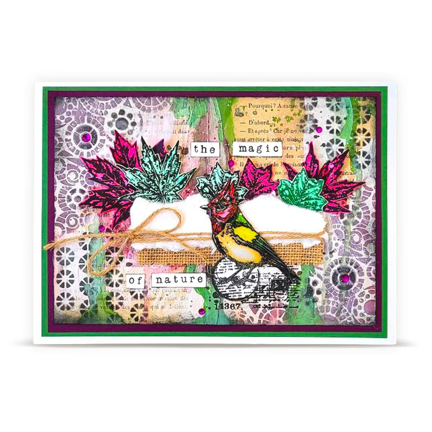 AALL and Create PC-274 Prendre Son Envol Schablone 15x15 cm