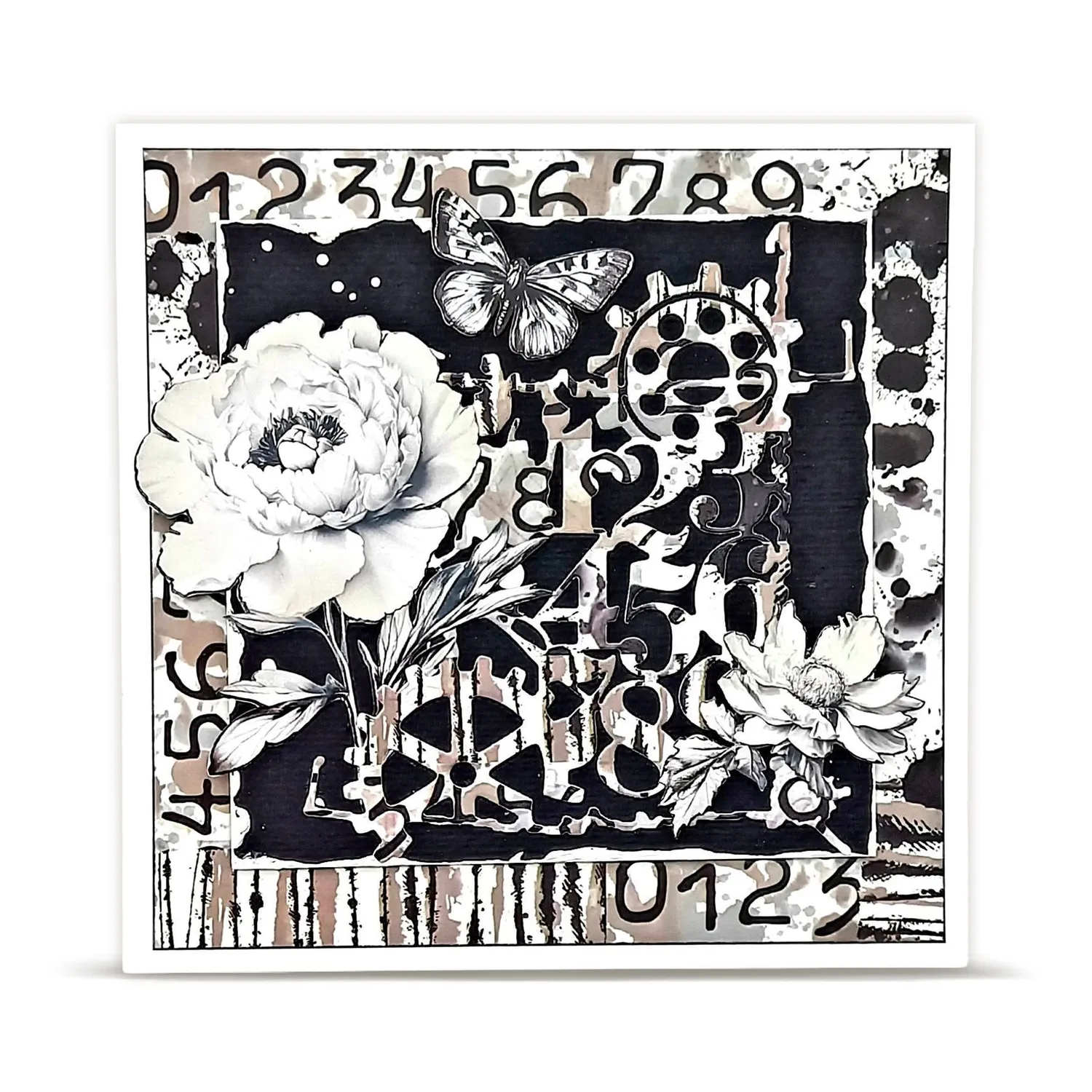 AALL and Create DI-21 Number Crunching Stanzschablone 10,4x12,4 cm