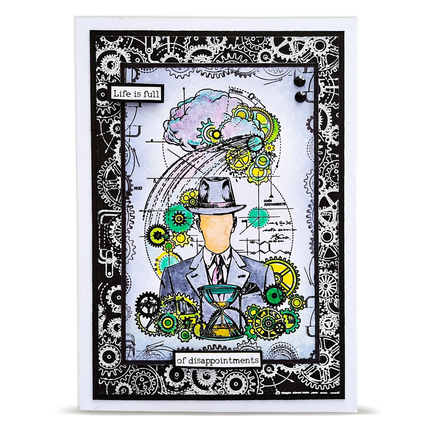 AALL and Create TP-1456 Faceless Time Stempelset A6 Vintage
