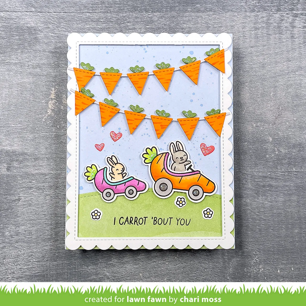 Lawn Fawn Carrot 'bout You Stempelset Hasen Ostern