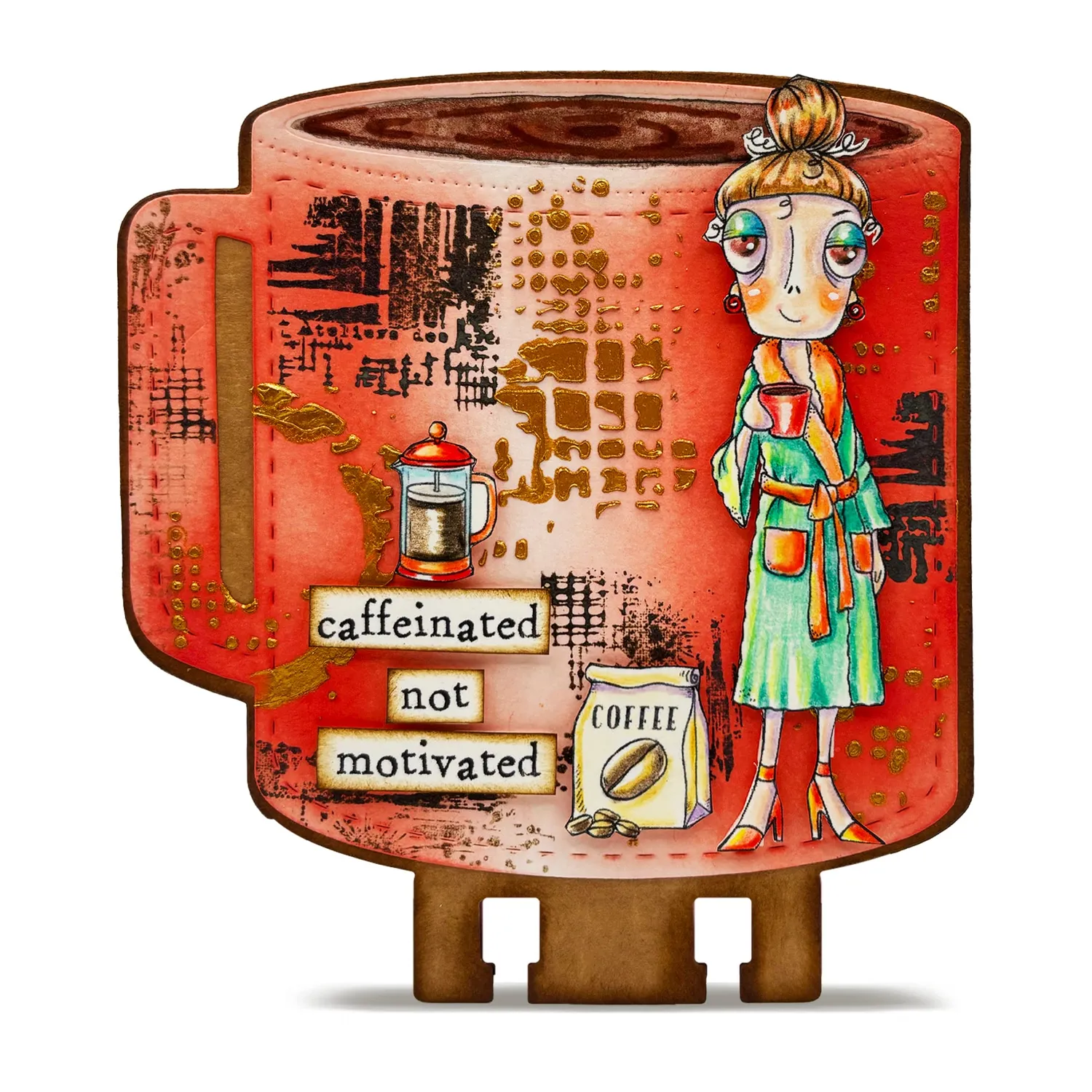 AALL and Create TP-1365 Dee Caffinated Stempel A7 5 Motive
