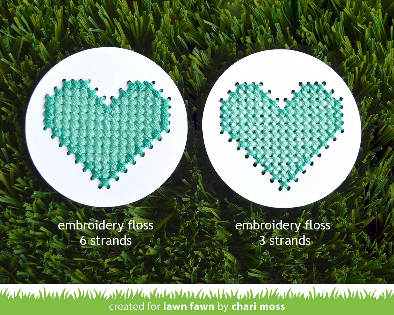 Lawn Fawn Lawn Cuts Embroidery Hoop LF3093 Stanzschablonen