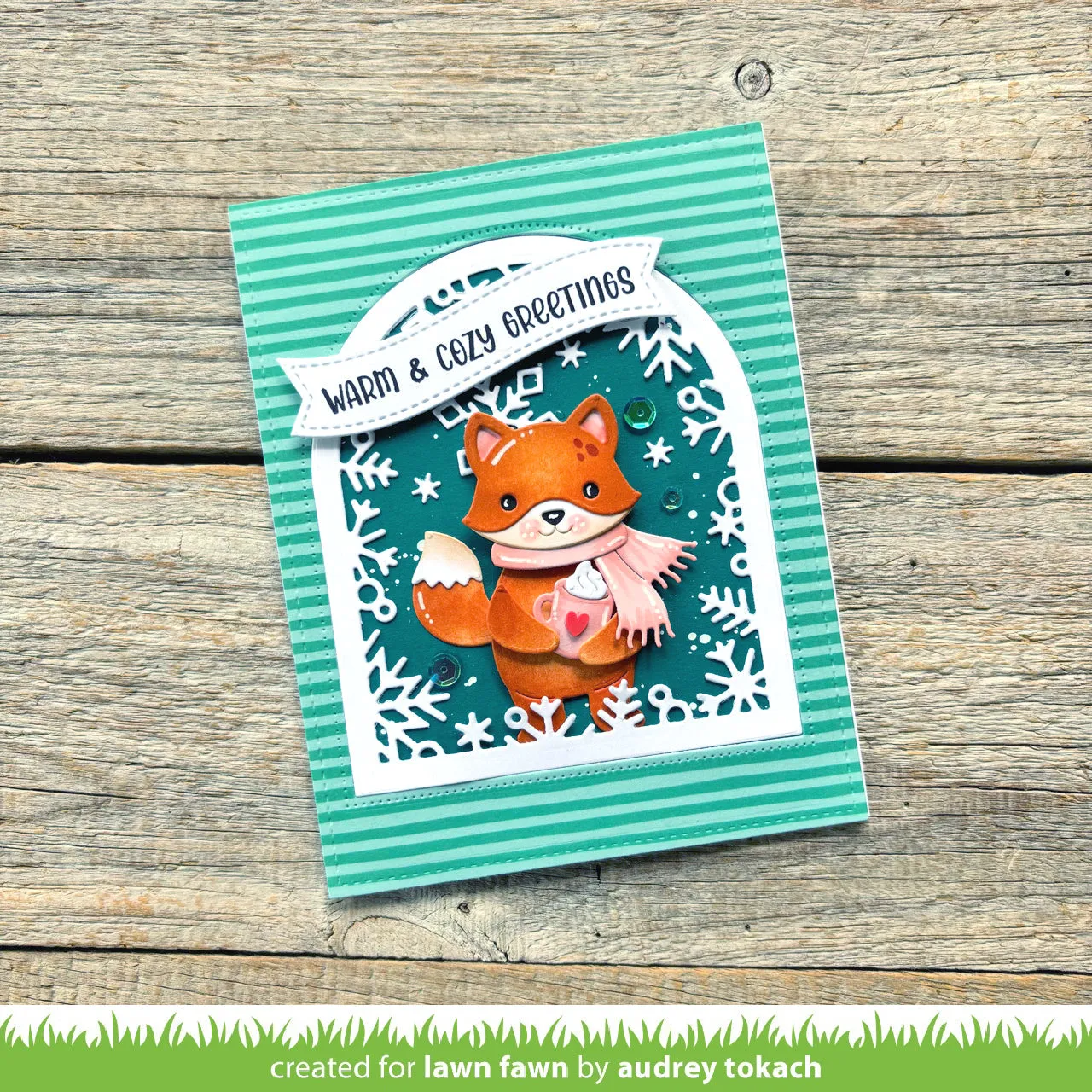 Lawn Fawn Build-A-Critter Winter Accessories LF3912 Stanze