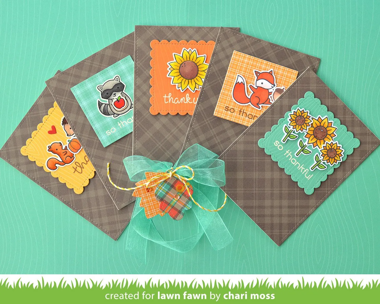 Lawn Fawn LF1493 Stanzschablonen Herbst-Tags 5er