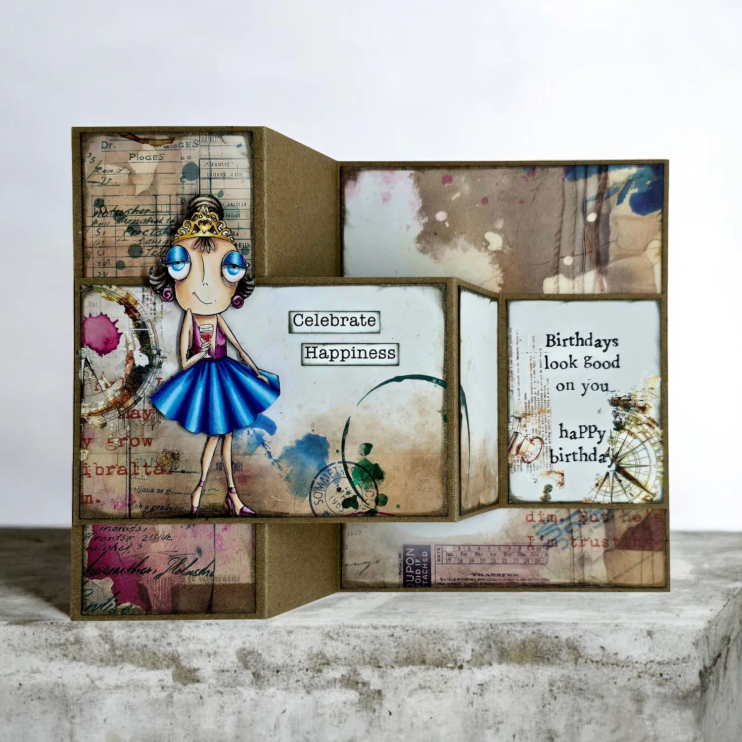 AALL and Create PA-54 Archive Tales Designpapier 30x30 cm 350g