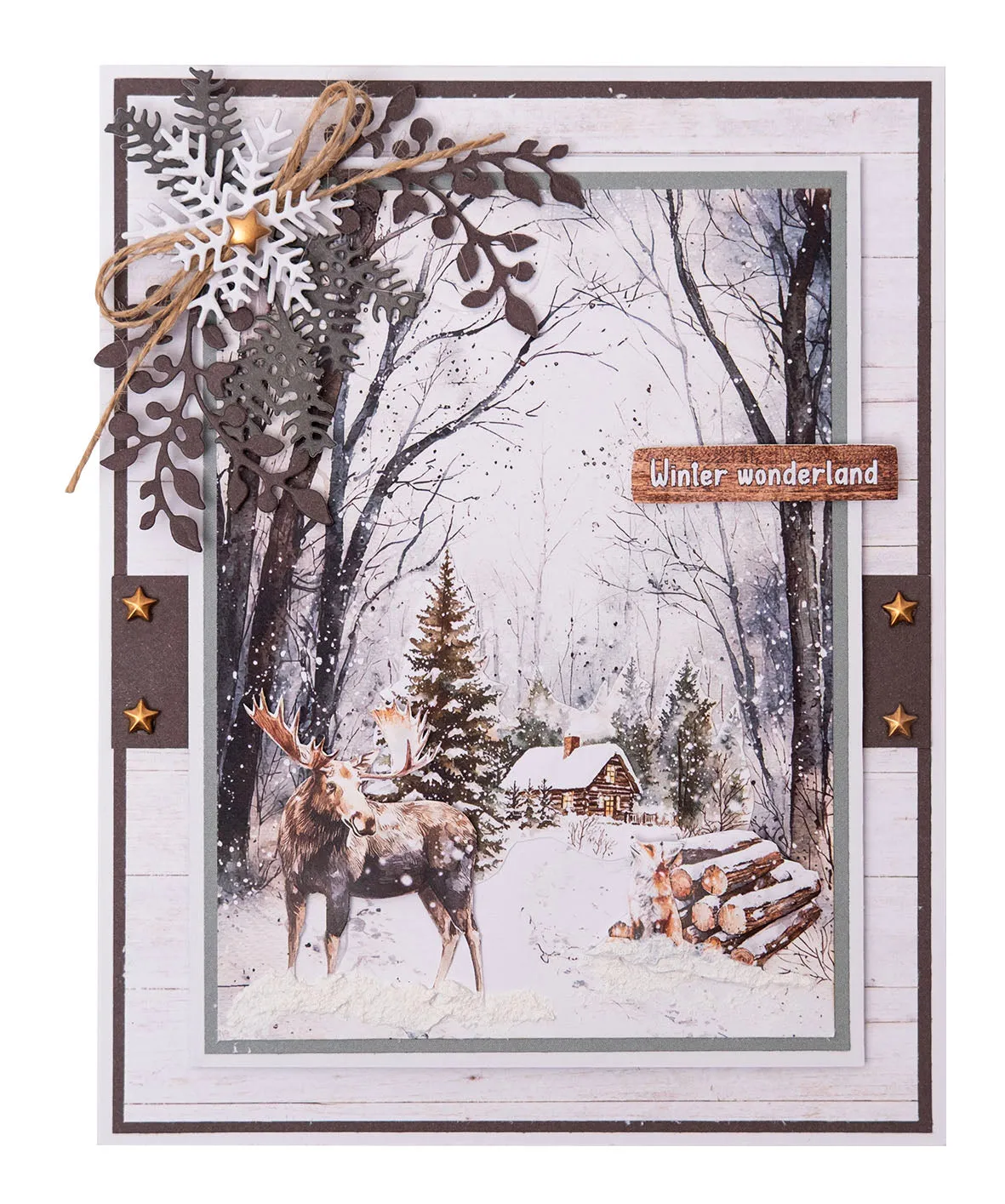StudioLight Essentials Paper Pad Winter Woodland 28 Blatt